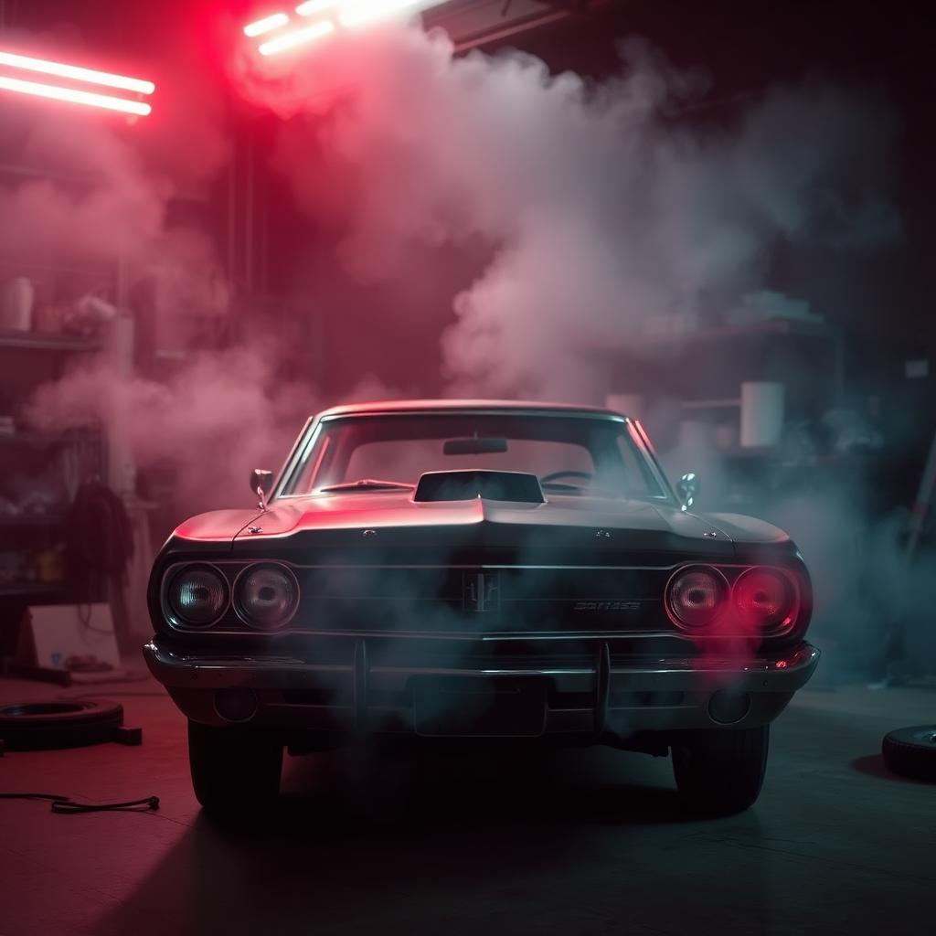 Vehicle in the shop